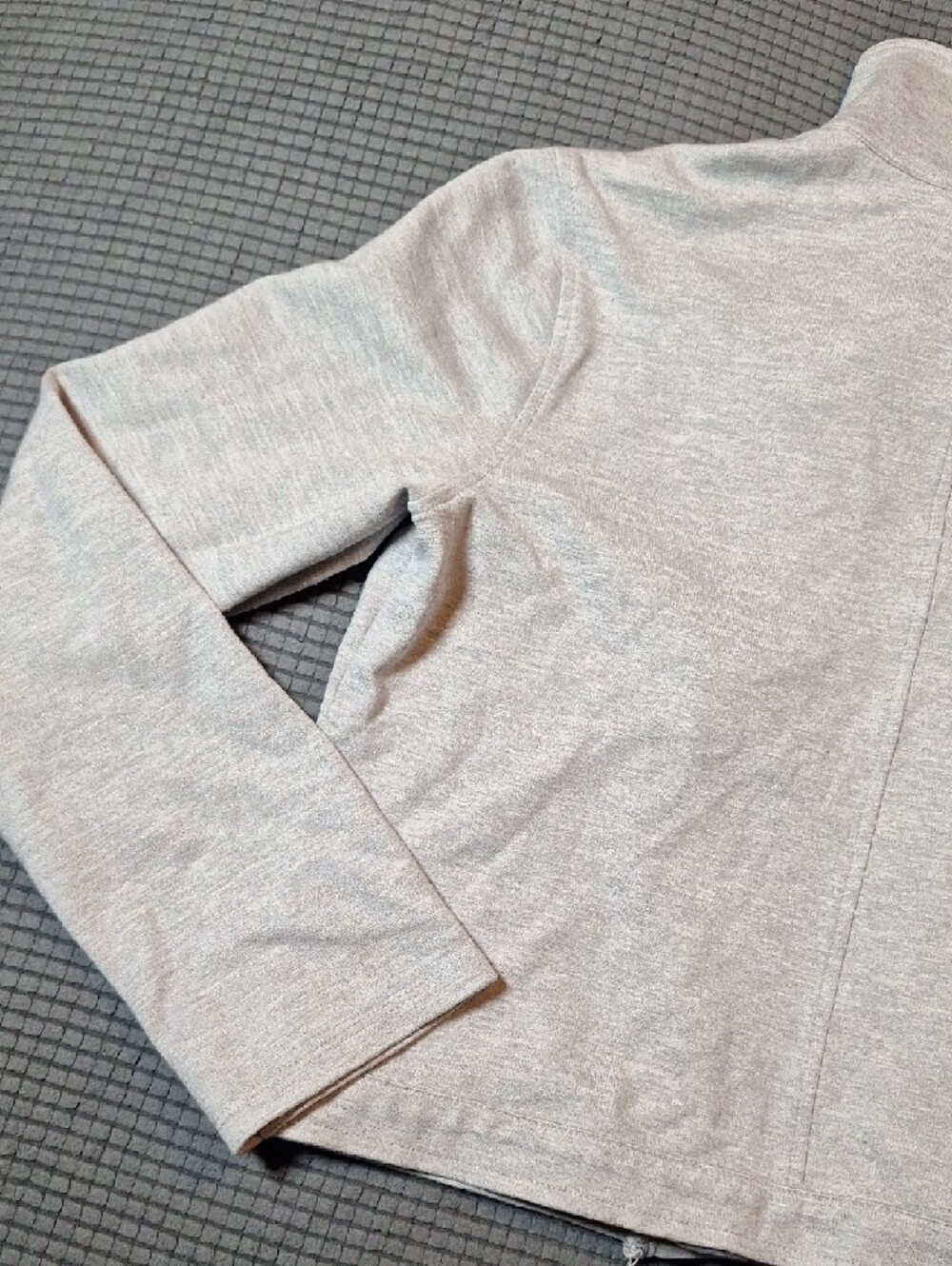 Kids Light Gray Zip-Front Hoodie Sweatshirt - Picture 8 of 8